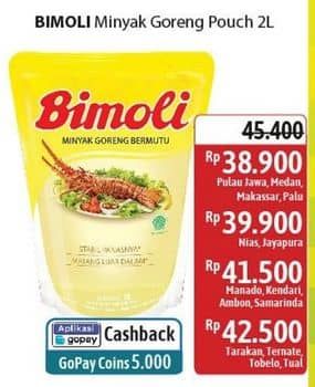 Promo Harga Bimoli Minyak Goreng 2000 ml - Alfamidi