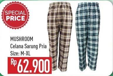 Promo Harga MUSHROOM Celana Sarung Dewasa M-XL  - Hypermart