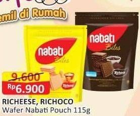 Promo Harga NABATI Bites Richeese, Richoco 115 gr - Alfamart
