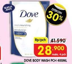 Promo Harga Dove Body Wash All Variants 400 ml - Superindo