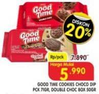 Promo Harga Good Time Cookies Chocochips Choco Dip, Double Choc 71 gr - Superindo