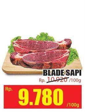 Promo Harga Daging Blade per 100 gr - Hari Hari