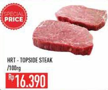 Promo Harga Daging Topside Sapi Steak per 100 gr - Hypermart