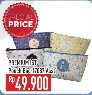 Promo Harga PREMIUM 1ST Pouch Bag 17087  - Hypermart