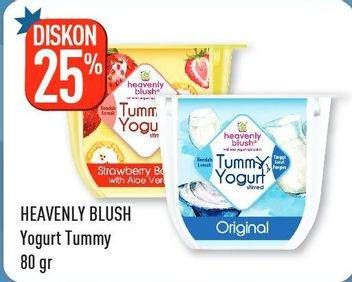 Promo Harga HEAVENLY BLUSH Tummy Yoghurt Bar 80 gr - Hypermart