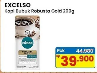 Promo Harga Excelso Kopi Robusta Gold 200 gr - Indomaret