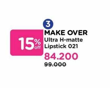 Promo Harga Make Over Ultra Hi Matte Lipstick 021  - Watsons