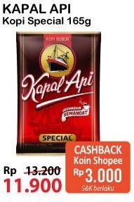 Promo Harga Kapal Api Kopi Bubuk Special 165 gr - Alfamart