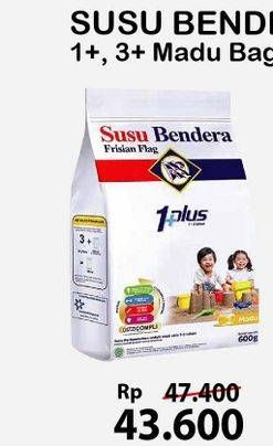 Promo Harga FRISIAN FLAG Susu Bendera 1 Plus Madu 600 gr - Alfamart