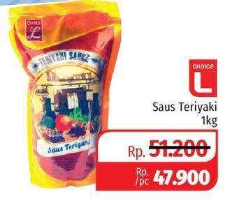 Promo Harga CHOICE L Saus Teriyaki 1 kg - Lotte Grosir