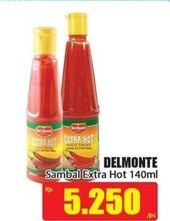 Promo Harga DEL MONTE Sauce Extra Hot Chilli 140 ml - Hari Hari