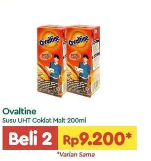 Promo Harga Ovaltine Susu UHT 200 ml - TIP TOP