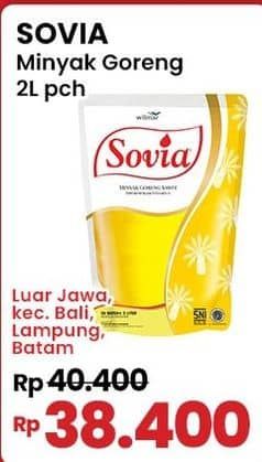 Promo Harga Sovia Minyak Goreng 2000 ml - Indomaret