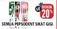 Promo Harga PEPSODENT Sikat Gigi Action 123  - Hypermart