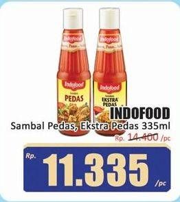 Promo Harga Indofood Sambal Pedas, Ekstra Pedas 335 ml - Hari Hari