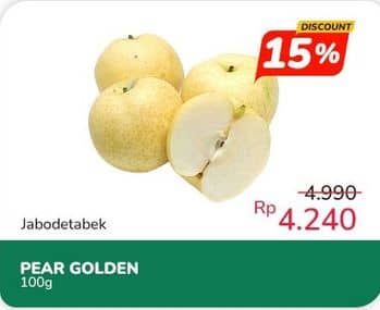 Promo Harga Pear Golden per 100 gr - Indomaret