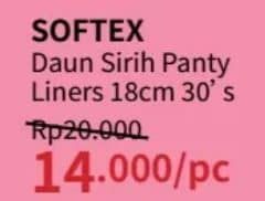 Promo Harga Softex Pantyliner Daun Sirih 30 pcs - Guardian