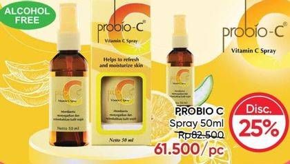 Promo Harga PROBIO C Vitamin C Spray 50 ml - Guardian