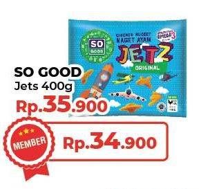 Promo Harga So Good Chicken Nugget Jets 400 gr - Yogya