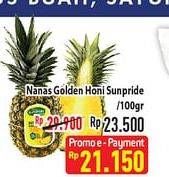 Promo Harga SUNPRIDE Nanas Honi Golden per 100 gr - Hypermart