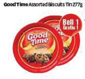 Promo Harga GOOD TIME Cookies Chocochips 277 gr - Carrefour