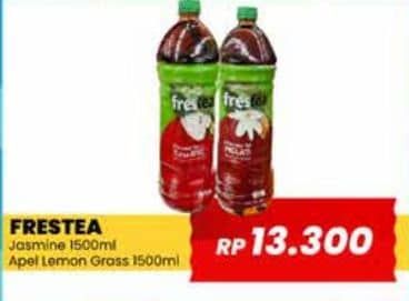 Promo Harga Frestea Minuman Teh Jasmine, Apple 1500 ml - Yogya