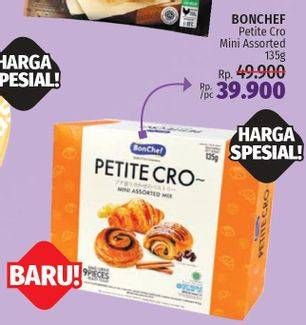 Promo Harga BONCHEF Petite Butter Croissants Mini Assorted Mix 135 gr - LotteMart