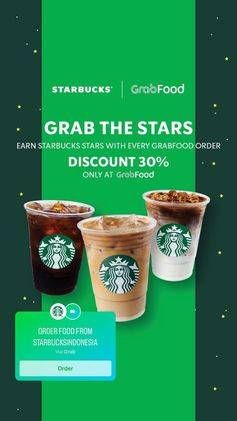 Promo Harga Discount 30%  - Starbucks