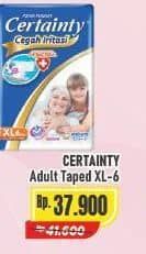 Promo Harga Certainty Adult Diapers XL6 6 pcs - Alfamart