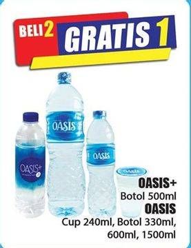 Promo Harga OASIS+ Air Mineral/OASIS Air Mineral  - Hari Hari