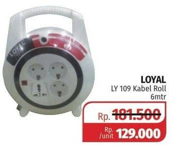 Promo Harga LOYAL Cable Roll LY109  - Lotte Grosir