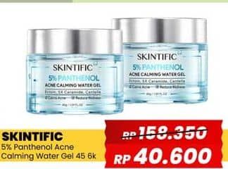 Promo Harga Skintific 5% Panthenol Acne Calming Water Gel 45 gr - Yogya