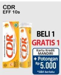 Promo Harga CDR Suplemen Makanan 10 pcs - Alfamart