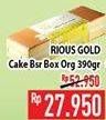 Promo Harga RIOUS GOLD Gold Cake 390 gr - Hypermart