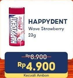 Promo Harga Happydent Wave Strawberry 23 gr - Indomaret