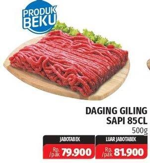 Promo Harga Daging Giling Sapi per 500 gr - Lotte Grosir