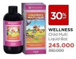 Promo Harga WELLNESS Children Multi Liquid 240 ml - Watsons