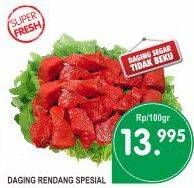 Promo Harga Daging Rendang Sapi per 100 gr - Superindo