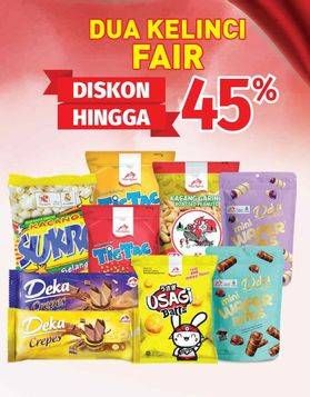 Promo Harga DUA KELINCI Snack  - LotteMart