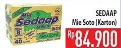 Promo Harga SEDAAP Mie Kuah Soto per 40 pcs 75 gr - Hypermart