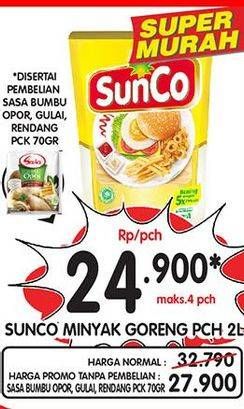 Promo Harga SUNCO Minyak Goreng 2000 ml - Superindo