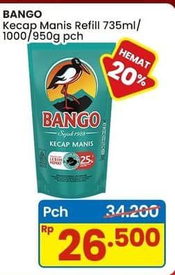 Promo Harga Bango Kecap Manis 735 ml - Indomaret