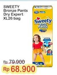 Promo Harga Sweety Bronze Pants Dry X-Pert XL26 26 pcs - Indomaret