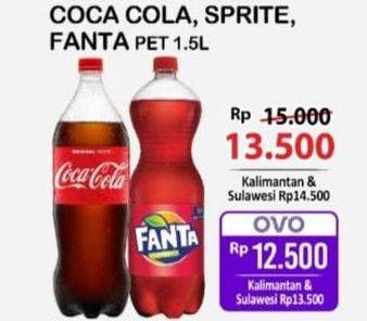 Coca Cola/Fanta/Sprite 1500ml