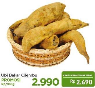 Promo Harga Ubi Bakar Cilembu per 100 gr - Carrefour