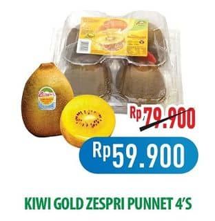Promo Harga Kiwi Gold Zespri Punet 4 pcs - Hypermart