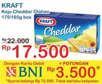 Promo Harga KRAFT Cheese Cheddar  - Indomaret