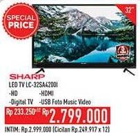 Promo Harga SHARP LC-32SA4200i | LED TV  - Hypermart