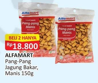 Promo Harga ALFAMART Pang Pang Jagung Bakar, Manis per 2 bungkus 150 gr - Alfamart