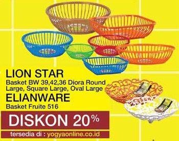Promo Harga LION STAR Basket / ELIANWARE Basket Fruite  - Yogya